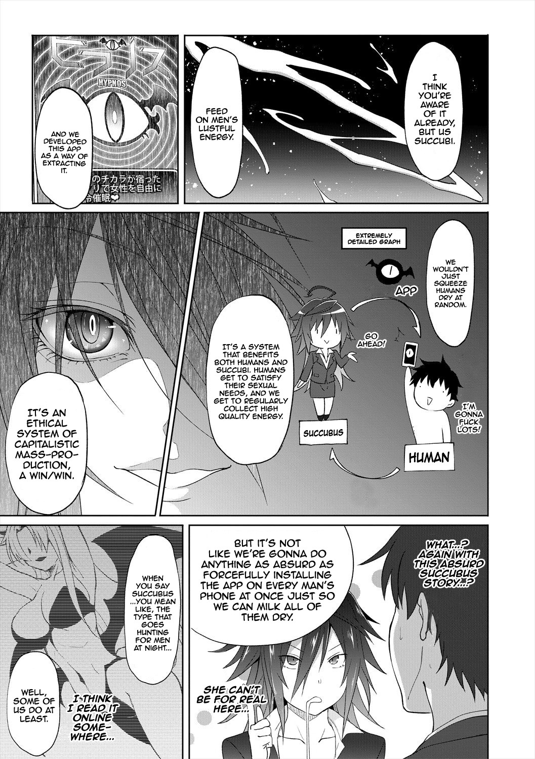 Hentai Manga Comic-Succubus Appli (School Hypno)-Chapter 5-3